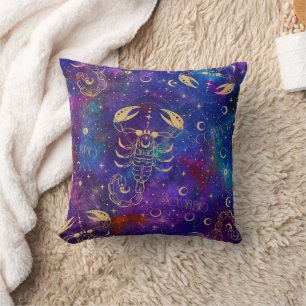 Almofada Travesseiro decorativo Scorpio Galaxy