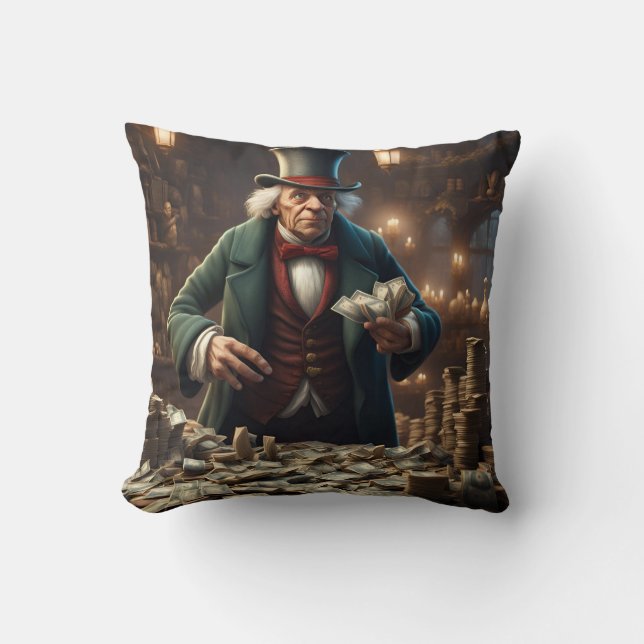 Almofada Travesseiro decorativo Scrooge (Frente)