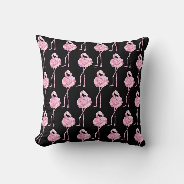 Almofada Travesseiro Decorativo Série Flamingo Terno Design (Frente)