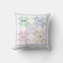 Almofada Travesseiro decorativo Sew happy