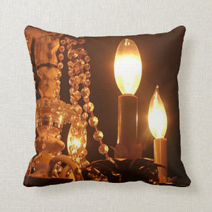Almofada Travesseiro decorativo Shabby Chandelier Bling 2-D