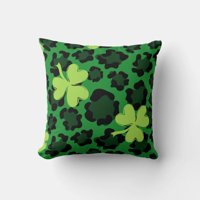 Almofada travesseiro decorativo shamrock (Frente)