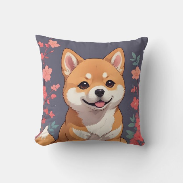Almofada Travesseiro decorativo Shiba Inu - Conforto Cozy (Frente)