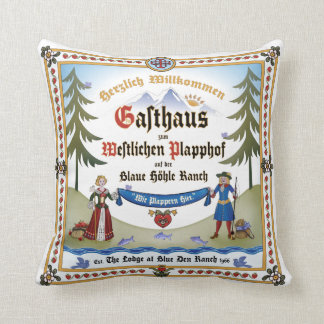 Almofada Travesseiro decorativo ~ Sinalização de Lodge