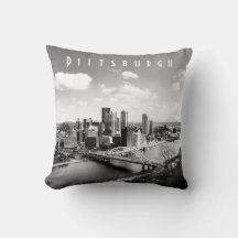 Travesseiro decorativo Skyline Pittsburgh