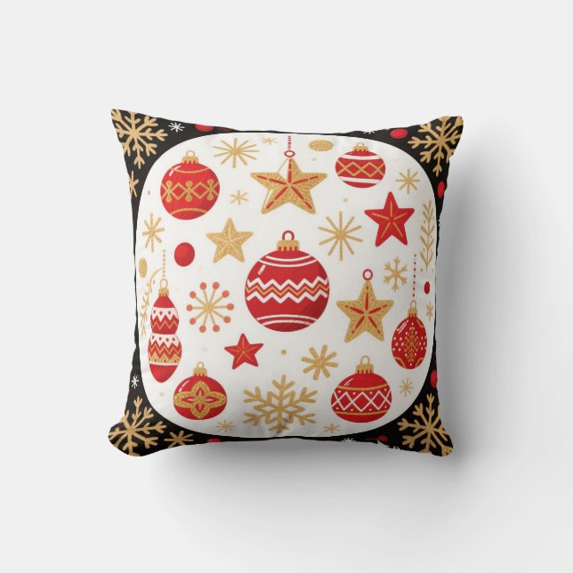 Almofada "Travesseiro Decorativo Sobre Feriado Cozy" (Frente)