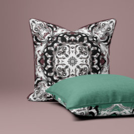 Almofada Travesseiro decorativo sofisticado de Mandala - Pr