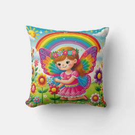 ALMOFADA TRAVESSEIRO DECORATIVO - "SORRY FAIRY PICKING FOWE