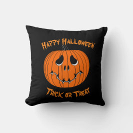 Almofada Travesseiro decorativo Spooky Jack O' Lantern