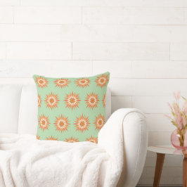 Almofada Travesseiro decorativo Sunburst Boho