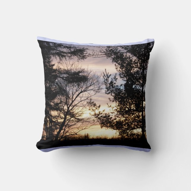 Almofada Travesseiro decorativo Sunset Primavera Minnesota (Frente)