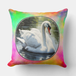 Almofada Travesseiro decorativo Swan Elegante