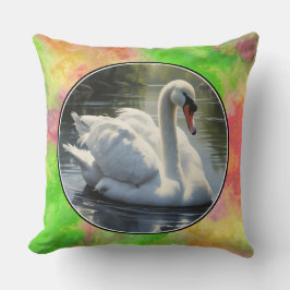Almofada Travesseiro decorativo Swan Elegante