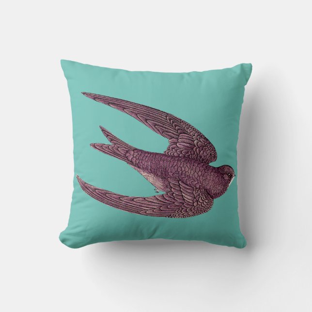 Almofada Travesseiro decorativo Swift Bird (Frente)