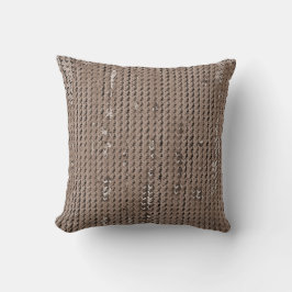 Almofada Travesseiro decorativo/Taupe de MVB Faux Burlap