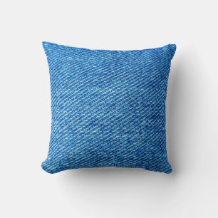 Almofada Travesseiro decorativo Têxtil Azul Negra