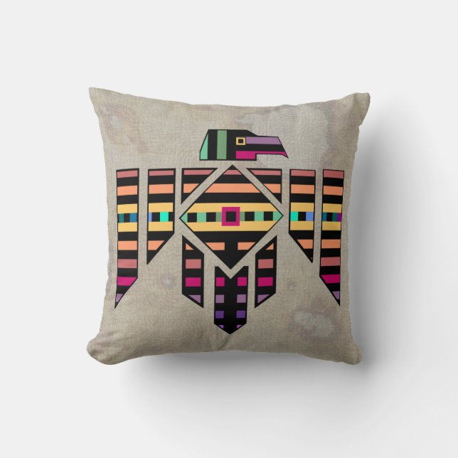 Almofada Travesseiro decorativo Thunderbird Parquet (Frente)