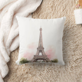Almofada Travesseiro Decorativo Torre Eiffel Paris 