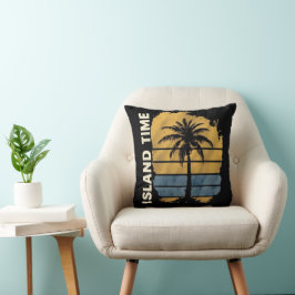 Almofada Travesseiro decorativo Tropical de Palm da Ilha