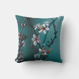 Almofada Travesseiro decorativo Turquoise Dogwood