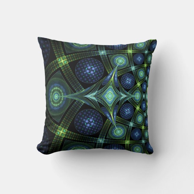 Almofada Travesseiro decorativo Uniforme de Mandala de Arte (Frente)