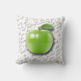 Almofada Travesseiro decorativo Verde da Apple