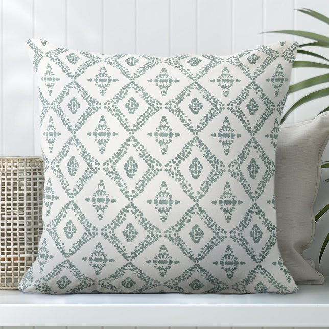 Almofada Travesseiro decorativo Verde e Branco Decorativo (Criador carregado)