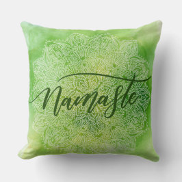 Almofada Travesseiro Decorativo Verde Namaste