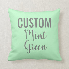 Almofada Travesseiro decorativo VERDE Personalizado MINT