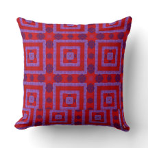 Travesseiro decorativo vermelho