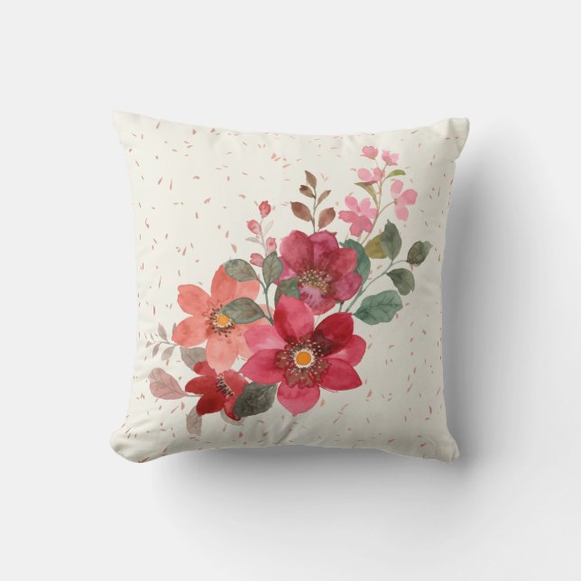 Almofada Travesseiro decorativo vermelho (Frente)