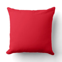 Travesseiro decorativo vermelho 20" x 20"