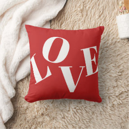 Almofada TRAVESSEIRO DECORATIVO vermelho AMOR