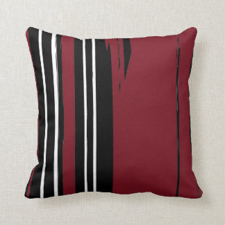 Almofada Travesseiro decorativo vermelho branco preto
