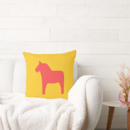 Almofada Travesseiro decorativo Vermelho Dala Horse