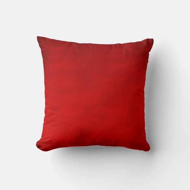 Almofada Travesseiro decorativo - vermelho do borrão (Frente)