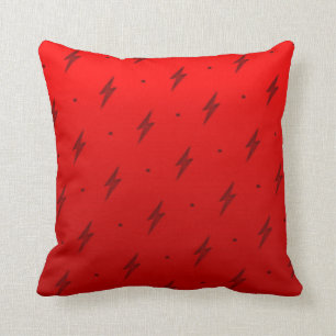 Almofada Travesseiro decorativo vermelho do teste padrão d