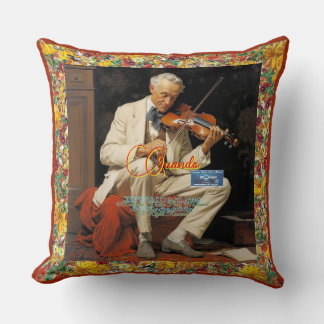 Almofada Travesseiro decorativo Vermelho queimado (Quando)