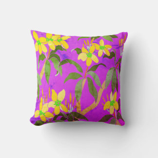 Almofada Travesseiro decorativo Vintage Frangipani