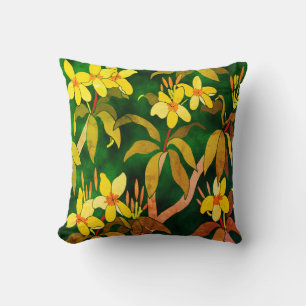 Almofada Travesseiro decorativo Vintage Frangipani