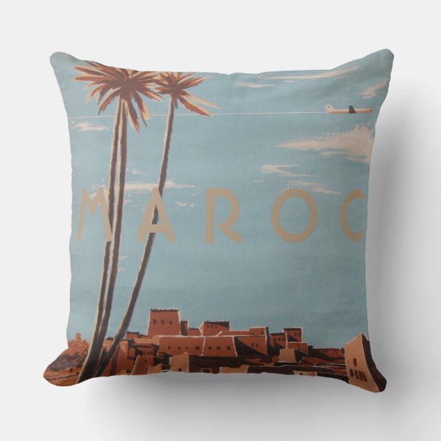 Almofada Travesseiro decorativo Vintage Maroc (Frente)