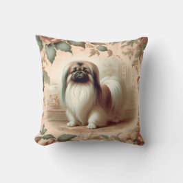 Almofada Travesseiro decorativo Vintage Pekingese