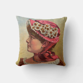 Almofada Travesseiro decorativo Vintage Victorian Fashion H