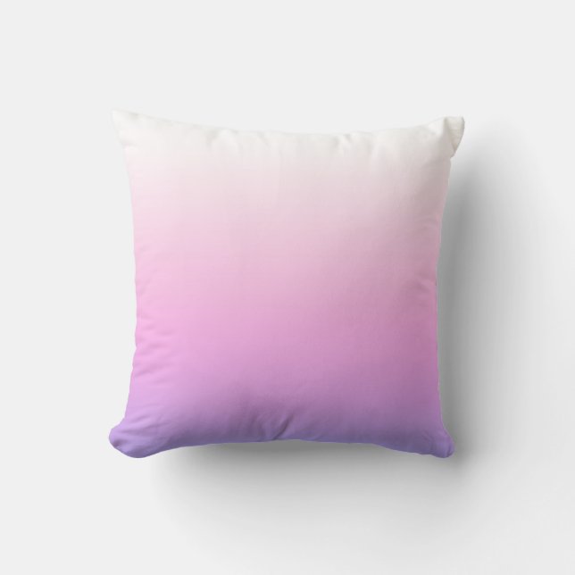 Almofada Travesseiro Decorativo Violeta e rosa com design o (Frente)