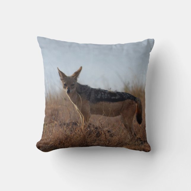 Almofada Travesseiro decorativo Wild Jackal (Frente)