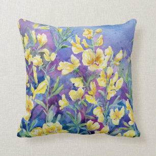 Almofada Travesseiro decorativo "Wild Prairie Sweet Peas"