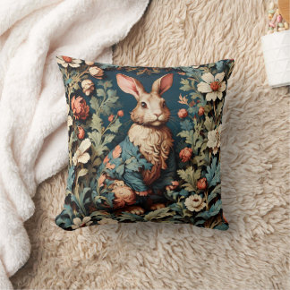 Almofada Travesseiro decorativo William Morris Rabbit