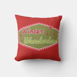Almofada Travesseiro decorativo Wonderland de inverno