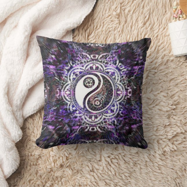 Almofada Travesseiro decorativo yin yang (Cobertor)
