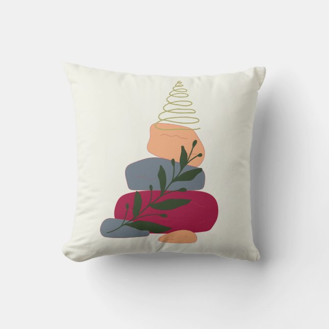 Almofada travesseiro Decorativo "Zen Serenity" (Frente)